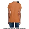 thumbnail image 3 of Playera Fruit of the Loom para Mujer, Manga Corta Cuello Redondo, Anaranjado, Talla G, 3 of 4