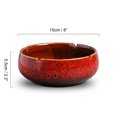 thumbnail image 3 of Cigar Ashtrays For Men Luxury, Outside Ashtrays For Cigarettes For Patio, Ceramic Cigar Tray Cool Ashtrays-red-15x15x5.5cm, 3 of 6