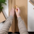 thumbnail image 4 of PTOOTP Beige Corrugated Cardboard Roll 1Pack for Packing and Shipping Supplies 12x197 Inches, 4 of 6