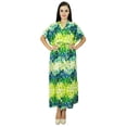 thumbnail image 1 of Bimba Femme Longue Robe de Nuit Bohème en Coton Kaftan Maxi, 1 of 7