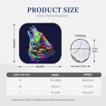 thumbnail image 3 of Kll Howling Wolf Windshield Sun Shade 2-Piece Foldable Car Front Window Sunshade For Most Sedans Suv Truck- Medium, 3 of 7