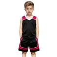 thumbnail image 3 of Boys' Active Shorts Set Quick Dry Active Performance Shirt Short Sets Soccer Boys' Clothing Sets 7-8 Years, 3 of 4