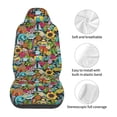 thumbnail image 5 of Fuzoiu Color Summer Print Seat Covers Set, Car Seat Covers Front Seats, Car Seat Protector, Car Seat Cushion, Seat Covers Carseat Cover Universal Fit for Most Cars, 5 of 7