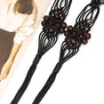 thumbnail image 4 of YooGuoGuo Women's tassel knotted belt hand woven belt Women's Bohemian Style Rope Braid Waist belt, 4 of 8