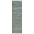 thumbnail image 3 of SAFAVIEH Natural Fiber Clara Braided Jute Runner Rug, Blue, 2'6" x 8', 3 of 7
