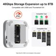 thumbnail image 3 of Stand Hub con carcasa SSD Qwiizlab para Mac mini M4/M4 Pro, 3 of 9