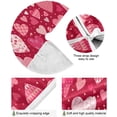 thumbnail image 2 of FMSHPON Valentine's Day Cute Love Heart Xmas Christmas Tree Skirt Stand Mat for Holiday Party Decoration Indoor Outdoor 48 inches, 2 of 6