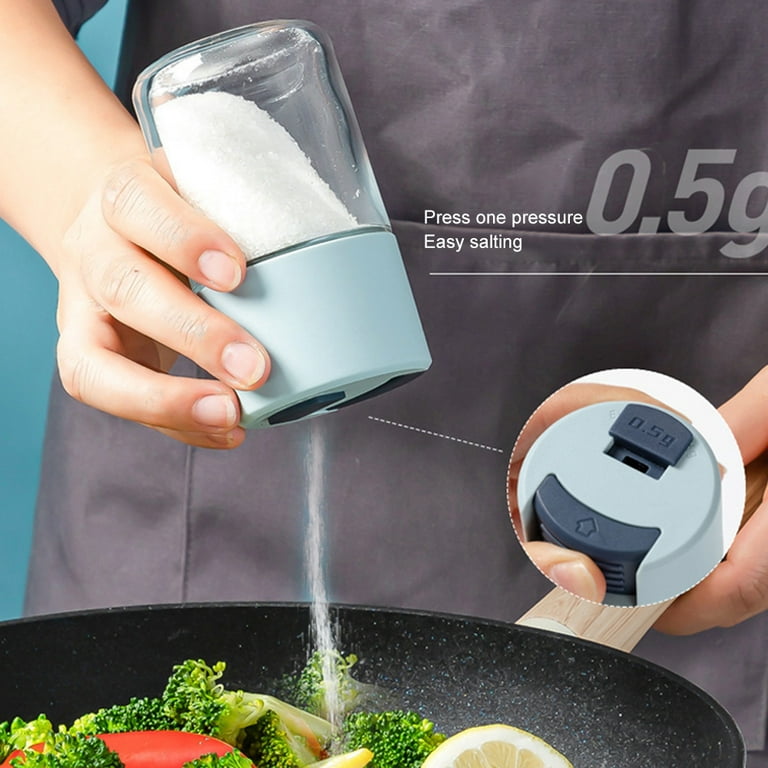 Push -Type Salt Shaker 0.5g Metering Salt Dispenser Seasoning