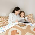 thumbnail image 5 of jejeloiu Kawaii Capybara Full Size Comforter Sets,Cute Cartoon Animal Bedding Comforter Set,Brown Kapibara Bedding Sets For Kids,Ultra Soft Home Decor Reversible,3-Piece, 5 of 8