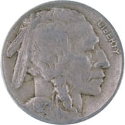 1927 Indian Head Buffalo Nickel 5 Cent Piece F Fine 5c US Coin Collectible