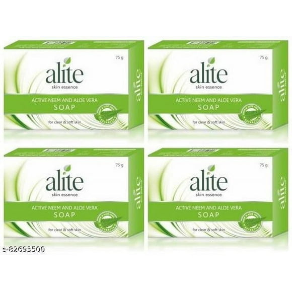 Savon Actif au Neem et à l'Aloès 4xA-litee, 75 g Chacun