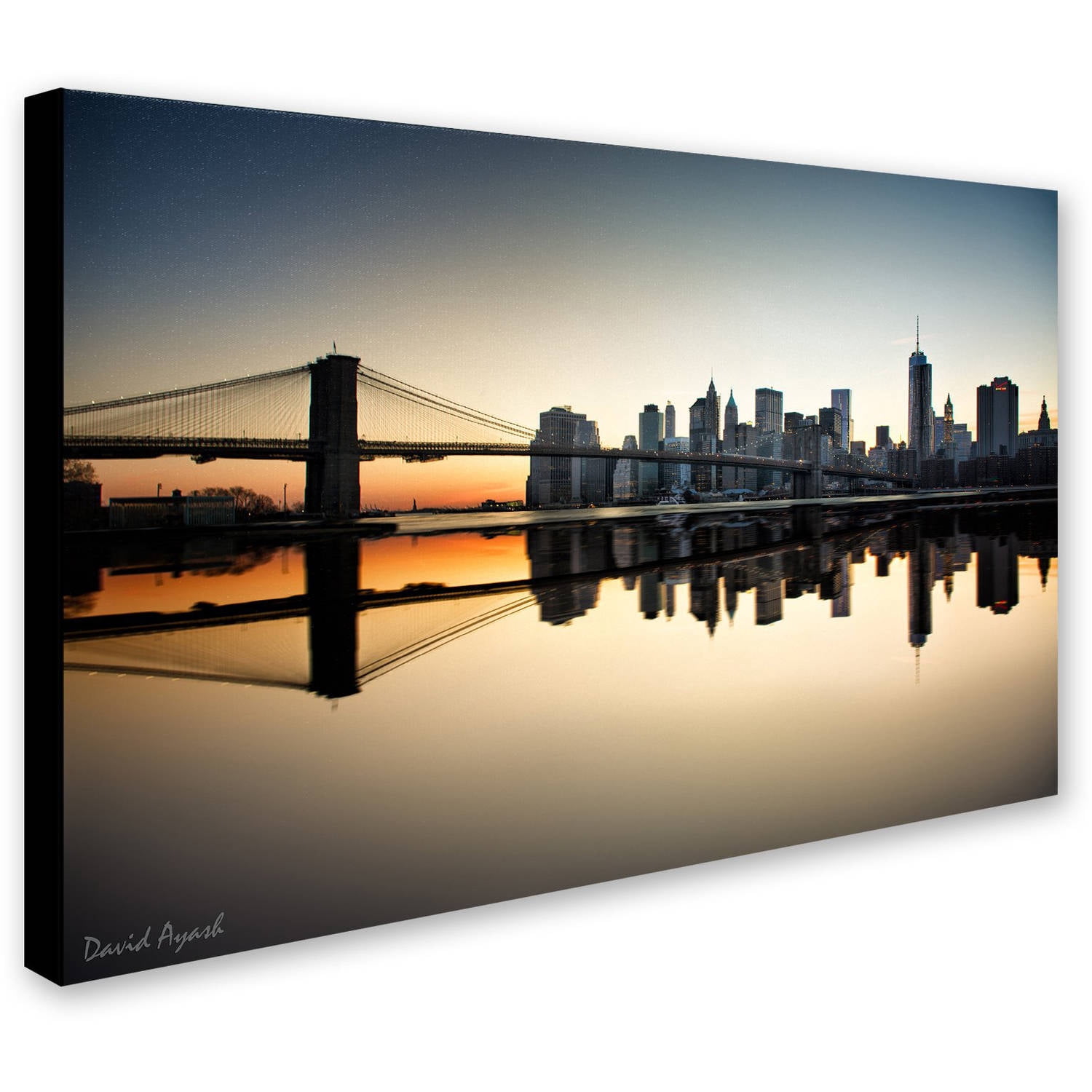 Trademark Fine Art "Downtown NY" Canvas Art by David Ayash