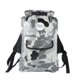 thumbnail image 1 of Eigraketly Bolsa seca impermeable 22L de camuflaje de gran capacidad con hebilla con bolsillo para teléfono Paquete de deportes acuáticos Deportes acuáticos camuflaje gris, 1 of 6