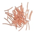 thumbnail image 3 of 400x Cobre Grabado Tubo Curvo Espaciador de fideos sueltas para joyería de bricolaje Makng, 3 of 9