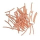 thumbnail image 2 of 50 cuentas sueltas de tubo curvo con grabado de cobre para bisutería. Oro rosa, 2 of 9