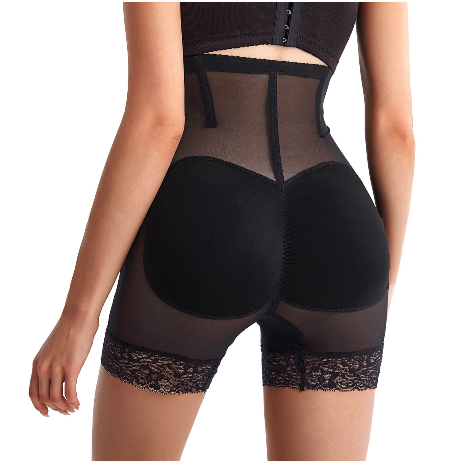 HUPOM Cotton Underwear For Women Underwear For Women Pants Leisure Tie Comfort Waist Black XL