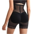 thumbnail image 6 of HUPOM Sheer Panties Womens Panties Pants Leisure Tie Comfort Waist Black S, 6 of 7