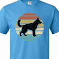 thumbnail image 4 of Inktastic German Shepherd Silhouette Vintage Retro T-Shirt, 4 of 5