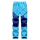thumbnail image 1 of Pantalones Para Niños Moda Felpa Color Sólido Mantener Caliente A Prueba De Viento A Prueba De Agua Senderismo Al Aire Libre Pantalones De Esquí Azul Claro Odeerbi LM103-11776, 1 of 9