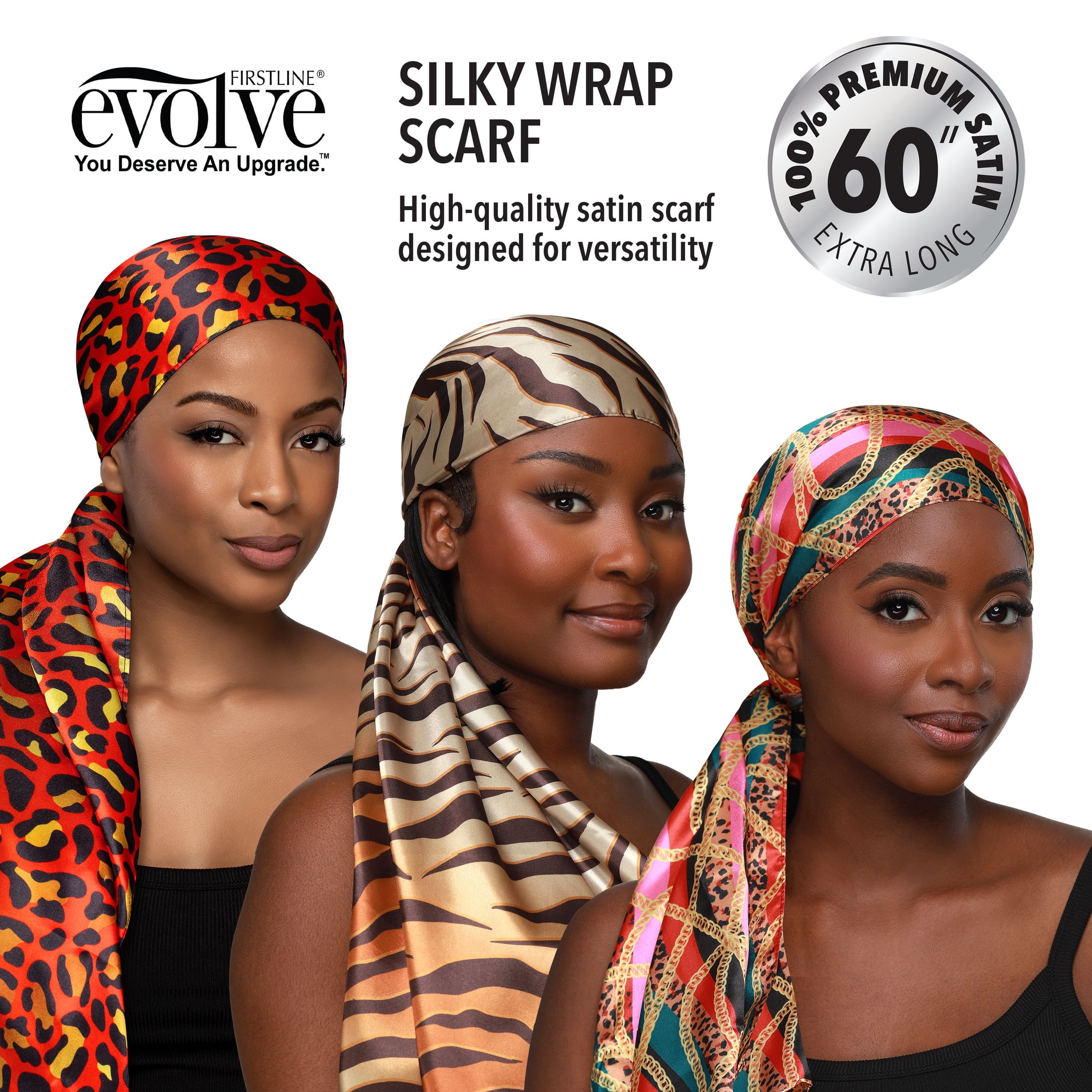 Evolve Silky Wrap Scarf Assorted