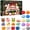 D, variant on PWEBOPA Christmas Advent Calendar Decorations 24 Dumplings Figure Squishies Adults Party Favors