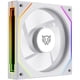 thumbnail image 1 of Ventilador Gamer BALAM RUSH EOLOX LINK EXL95R 120mm ARGB Diseño Cuadrado PWM 4 Pin 1800RPM blanco, 1 of 6