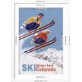 thumbnail image 5 of Art.com Winter Park, Colorado - Vintage Skiers Art Print by Lantern Press, White Frame Wall Art, 32" x 44", 5 of 5