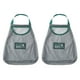 thumbnail image 2 of 2 Pack de bolsas de almacenamiento de malla montadas en la pared | Bolsa de supermercado de poliéster transpirable | Organizador colgante plegable | Mangos ergonómicos de mano | Gris | Reutilizable, 2 of 9