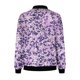 thumbnail image 4 of Ailaofu Womens Zip up Sweatshirt Jacket Stand Collar Hoodless Outerwear Casual Print Long Sleeve Bomber Coat with Pocket Fall, 4 of 5