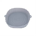 thumbnail image 4 of 4 Piezas Air Fryer Pan Cesta de Silicona para Airfryer Horno de Silicona Parrilla de Pollo Bandeja de Hornear Reutilizable Airfryer Pot Pan Liner, 4 of 9