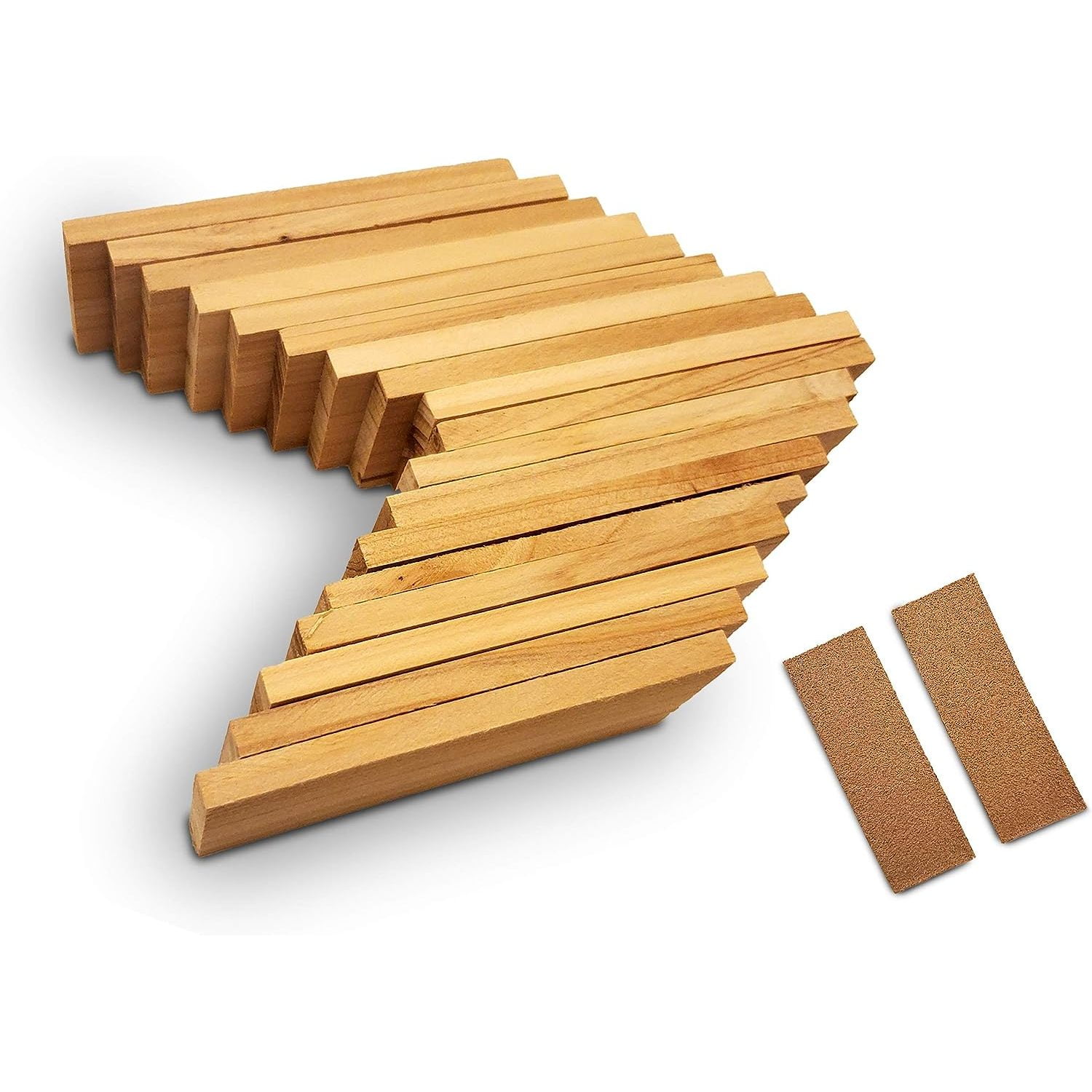 XINiHoXe 18Pack Cedar Blocks/Sandpaper Clothes Storage Aromatic