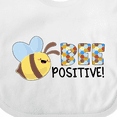 thumbnail image 4 of Inktastic Bee Positive Cute Bee Boys or Girls Baby Bib, 4 of 4