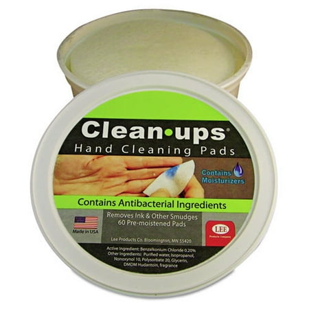 Lee Clean-ups Pre-moistened Hand Cleaning Pads