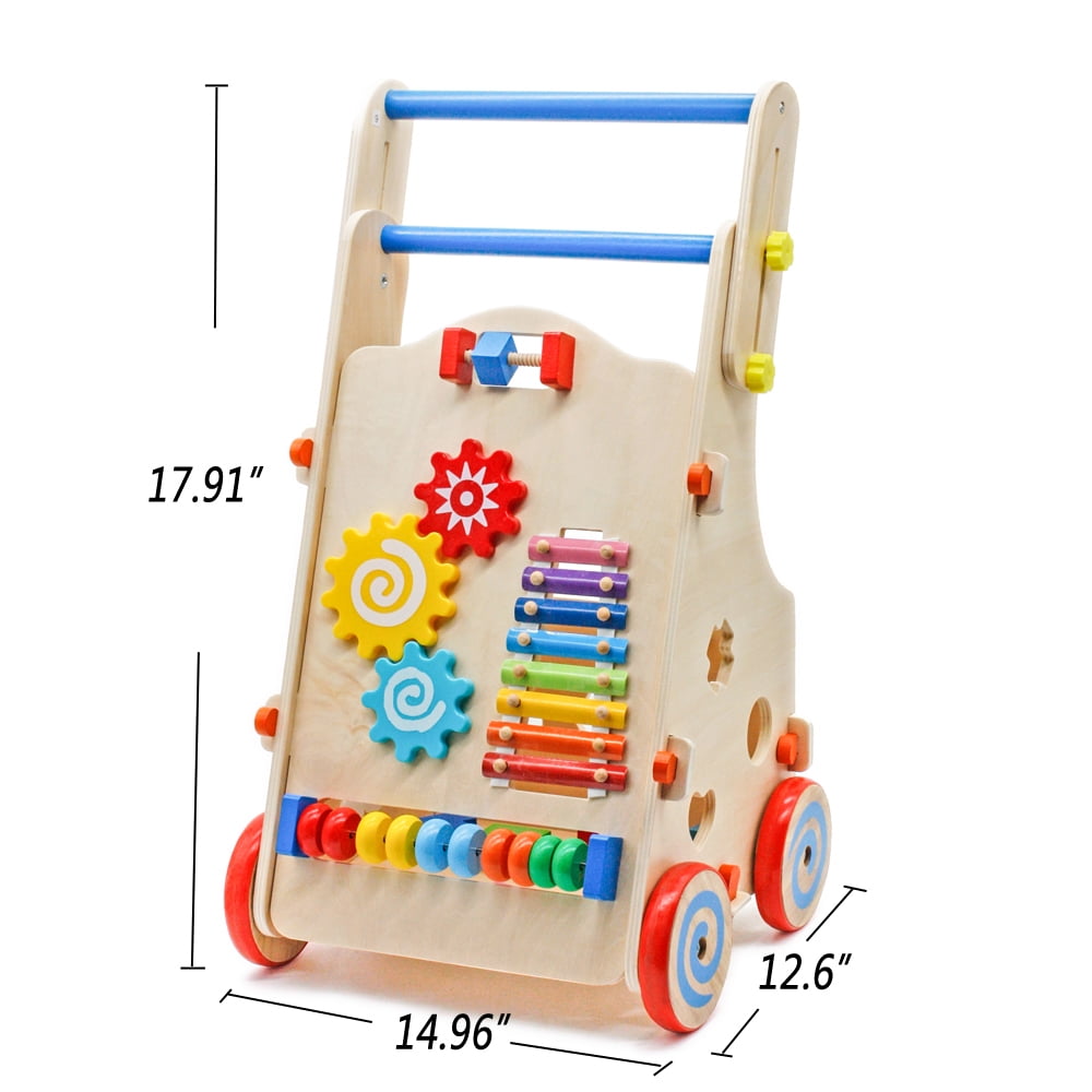 wooden kids walker