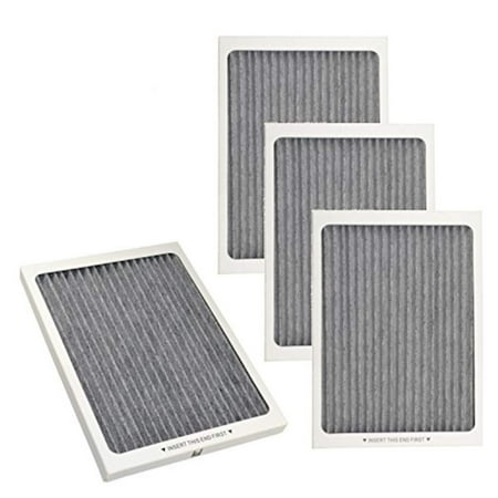 HQRP 4-pack Refrigerator Carbon-Activated Air Filter for Electrolux 242047801 242047804 EAFCBF PS1993820