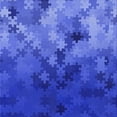 thumbnail image 1 of Ahgly Company Machine Washable Indoor Square Transitional Blue Ribbon Blue Area Rugs, 4' Square, 1 of 7