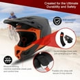 thumbnail image 6 of MSR Carbon Hex Motocross, Dirt Bike Helmet w/MIPS XX-Large Matte Black/Orange, 6 of 14