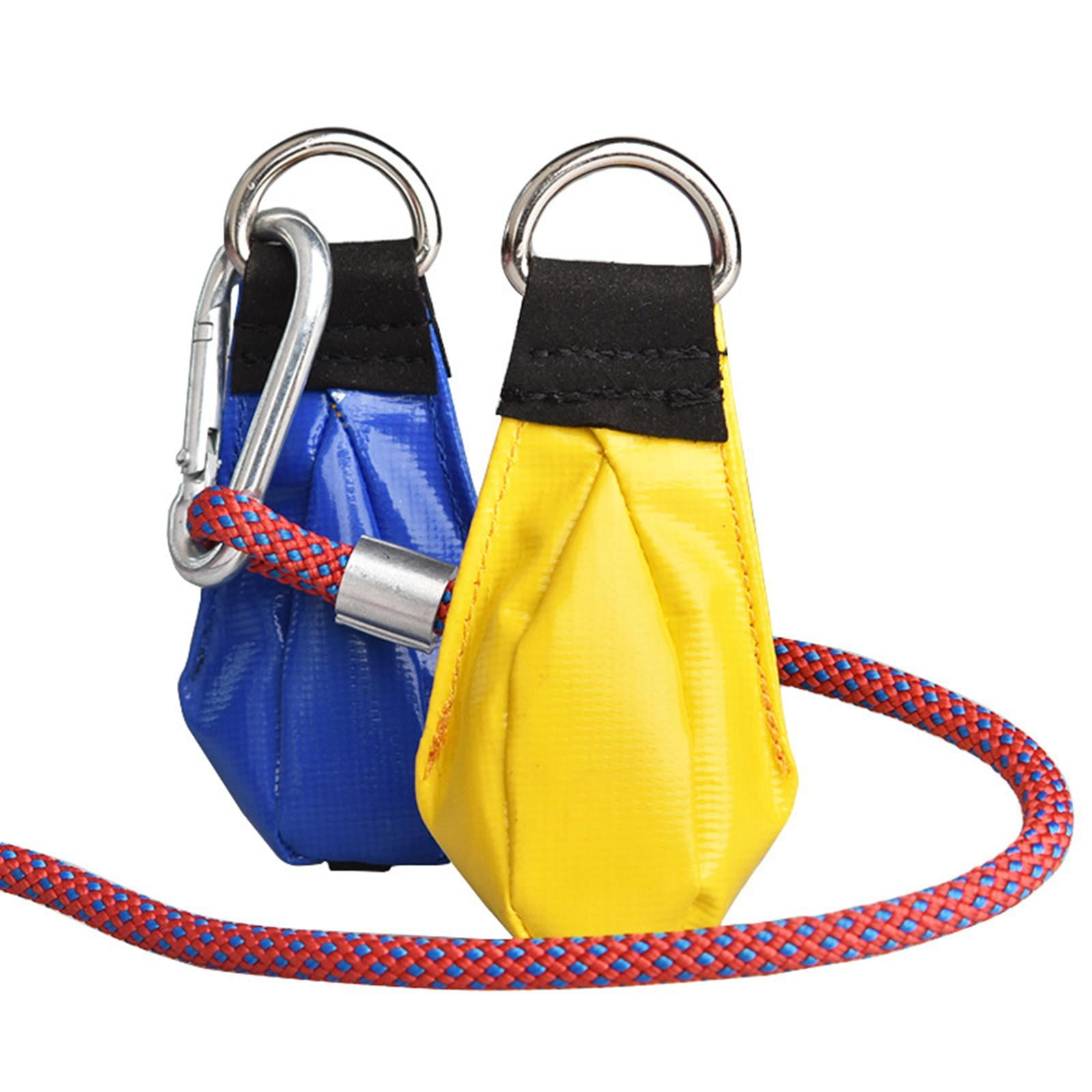 harayaa Multi-Purpose Throw Weight Bag Nylon Throwing Rope Sandbag Climbing Rope Bag for Blue