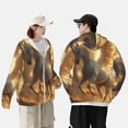 thumbnail image 3 of Kdxio Golden Winged White Horse Print Women Men Sun Protection UPF 50+ Jackets Zip Up Long Sleeve Hoodie Hiking Lightweight with Pockets, 3 of 5