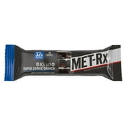 MET-Rx Big 100 High Protein Meal Replacement Bar, Super Cookie Crunch, 32g Protein, 3.52 oz