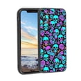 thumbnail image 1 of Horror-Black-Witchy-Neon-Skulls-10 Phone Case, Degined for iPhone XS Case Men Women, Flexible Silicone Shockproof Case for iPhone XS, 1 of 1