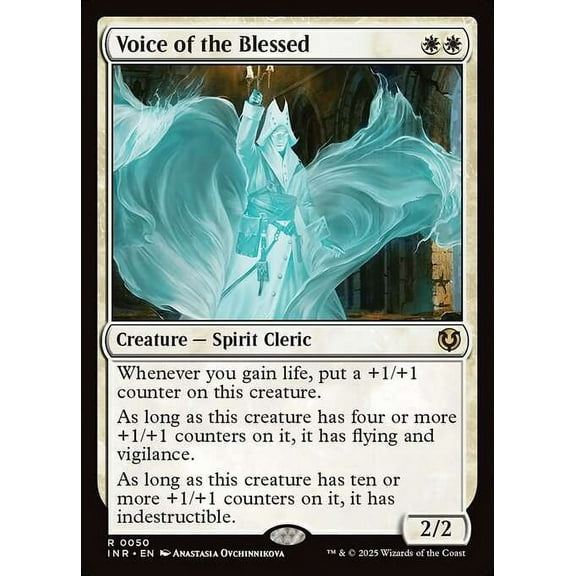MtG Innistrad Remastered Rare Voice of the Blessed #50