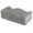 grey, variant on BBL Pillow After Surgery for Butt, Brazilian Butt Lift Booty Back Support Cushion, BBL Chair Pillows Recovery for Sitting Driving, Post Surgery Lifting Seat Cushion Combo (Black)