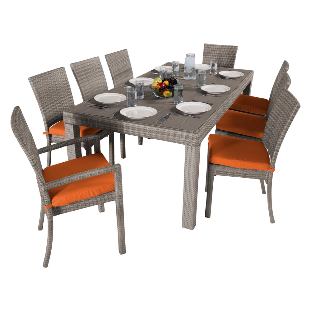 RST Brands Cannes 9 Piece Patio Dining Set
