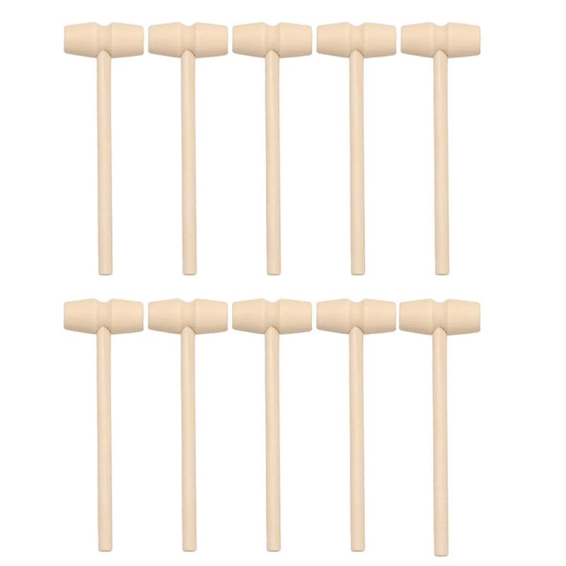 Pack De 10 Martillos De Plástico Chirriantes Para Niños | Juguetes Sonoros Para Golpear Y Mejorar La Coordinación