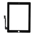 thumbnail image 2 of Tablet Pad Panel De Pantalla Exterior Piezas De Repuesto De Para IPad3 IPad4 A1430 / A1403 / A1458 / A1459 / A1460 / A1416 - Negro Soledad Panel exterior de pantalla táctil, 2 of 6