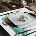 thumbnail image 6 of Turquoise Truck Placemats Set of 4 Spring Flowers Place Mats Washable for Kitchen Dining Table Heat Resistant Decorative Colth Table Mats 12x18 Inch, 6 of 6