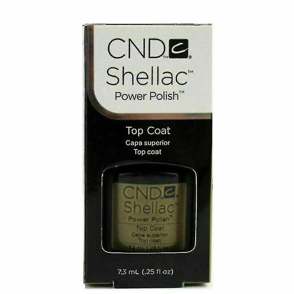 Cnd Shellac Base & Top Coat Gel Nail Polish Soak-off Uv - Free Tracked Post