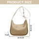 thumbnail image 2 of Nuevo bolso de PU colgante con un gran sentido de la moda, bolso cuadrado pequeño con un solo hombro debajo del brazo, color blanco cremoso, 2 of 6