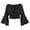 Black, variant on YunPes Girls Vintage Court Shirts Bell Sleeve Off the Shoulder Crop Blouses Tween Renaissance Costume Elegant Tunic Tops